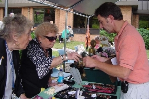 Volunteers at the Homecrest House a B'nai B'rith International independent living facility.