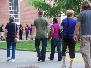 White man with negress, race-mixing in Philthadelphia