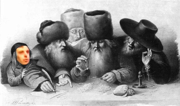 Weisman with other Jewish merchants in Warsaw. Weisman with other Jewish merchants in Warsaw.